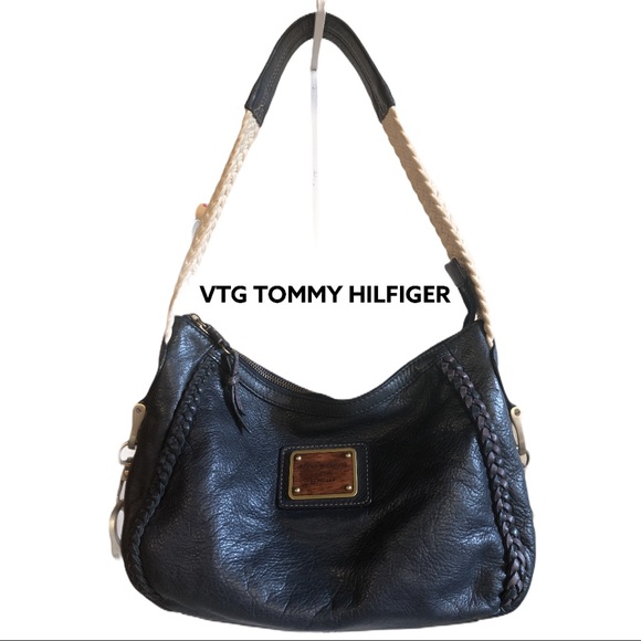 navy leather hobo bag